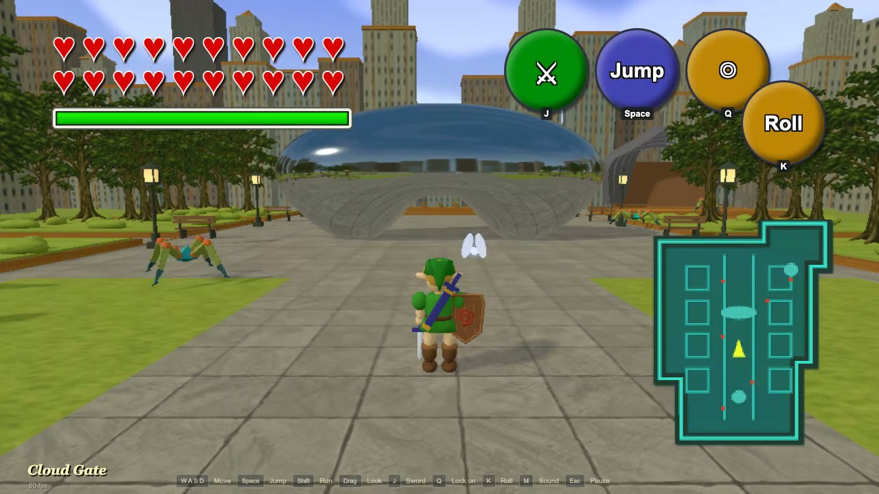 Zelda at the bean