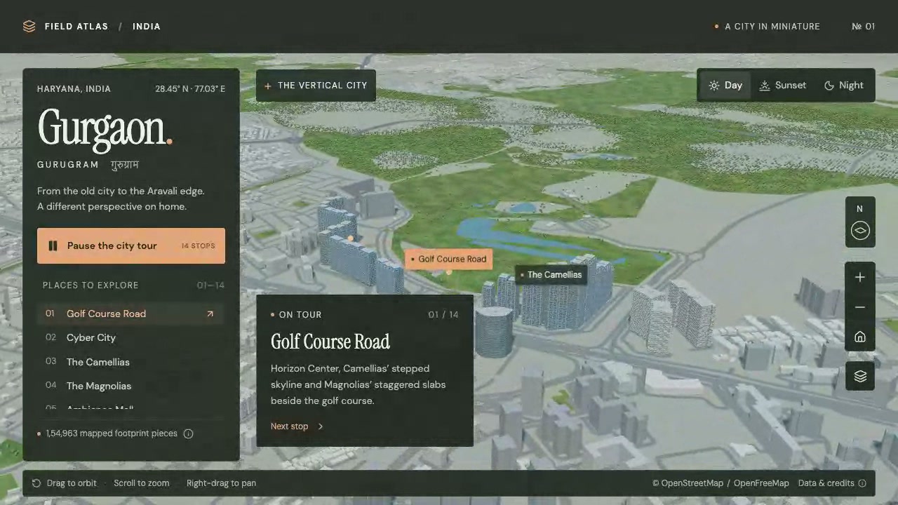 Gurgaon 3D Atlas