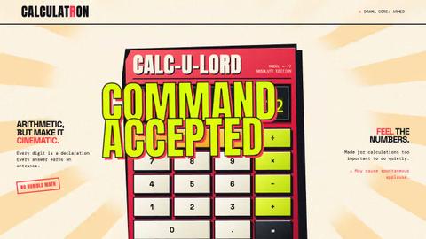 Calculatron: Maximum Drama