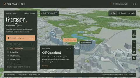 Gurgaon 3D Atlas