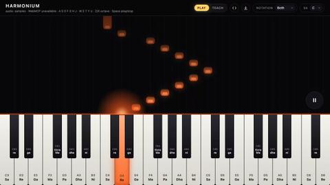 Web Harmonium